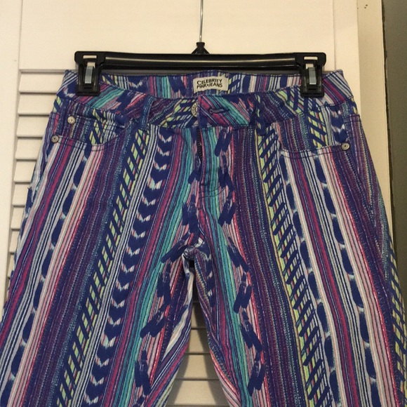 Celebrity Pink Low Rise Festival Pants - Picture 2 of 5